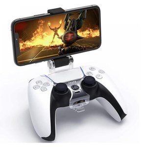 PS5 Controller Phone Holder Adjustable Mobile Phone Gaming Clip Mount Stand